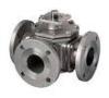 300LB T Type Pneumatic 3 Way Ball Valve For Heating Equipment , DN50-DN1200