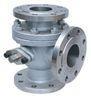 Handle 3 Way Ball Valve For Chemical , 2500LB API 607 API 6D Stainless Steel Ball Valve