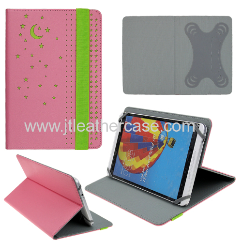 New arrivals leather case cover for ipad Air 2 ,protective case for ipad Air 2 in Pink