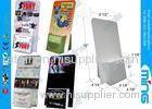 Advertise Black Cardboard Display Stands Wide Pocket Counter Display