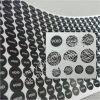 Custom brittle black round tamper proof screw void sticker covers Warranty destructible fragile screw void seal label