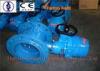 Ductile Iron Double Flanged Butterfly Sluice Valve For Water , EPDM Gasket Sealing