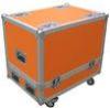 Orange 12U Flight Case Hardware Plastic Cases For DJ Mixer Case