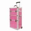 Professional Makeup Artist Rolling Train Case Cosmetic with Dividers
