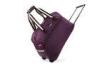 Purple waterproof large aluminum trolley travel bag for women OEM / ODM