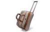 Fashionable duffel trolley travel business bag with smooth rolling wheels