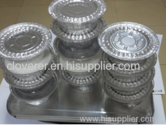 aluminum foil dairy Airline foil containers and lid