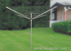 4 arms paralle outdoor aluminium clothes airer