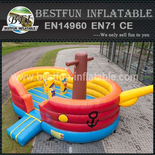 Boat inflatable castle house