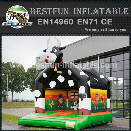 Farm Cow bouncy castle