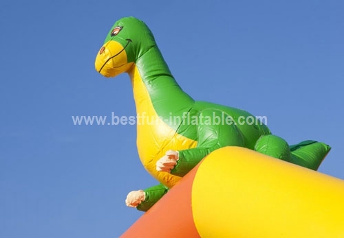 Bouncy castle Dino theme