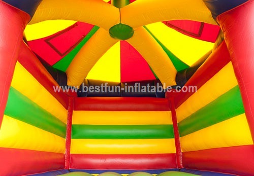 Inflatable Bouncy castle carousel