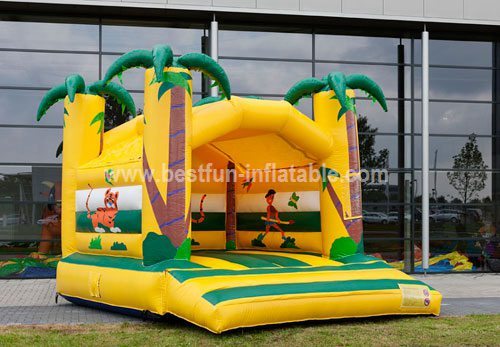 Jungle bouncy castle for fun