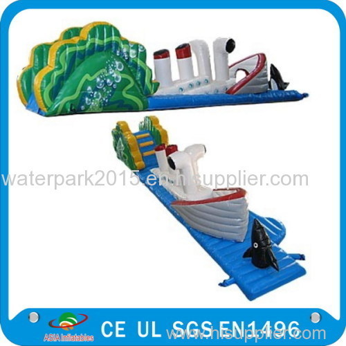 Inflatable Trampoline Inflatable Water Parks Construction Water bouncer For Kids and Adults