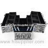 Pro Aluminum Makeup Case Box Cosmetic Train Storage Trays Key Lock Jewelry Zebra