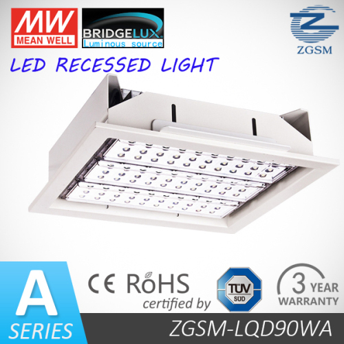 CE/RoHS listed 100W LED canopy light