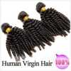 100% Brazilian Virgin Human Hair Weave Kinky Curly Weft