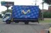 Outdoor HD full color led advertising screens , moving led display panel