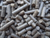 Pellets produced from sunflower husks