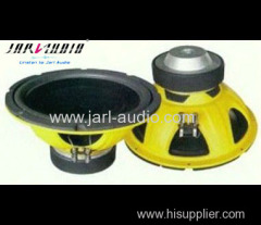 12inch car audio/car subwoofer with yellow frame