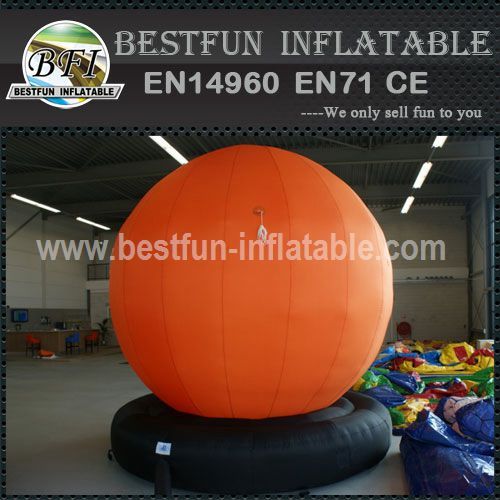 Inflatable balloon let go of balloons