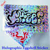 Printable Holographic Eggshell Stickers with Strong Adhesive Can't Remove