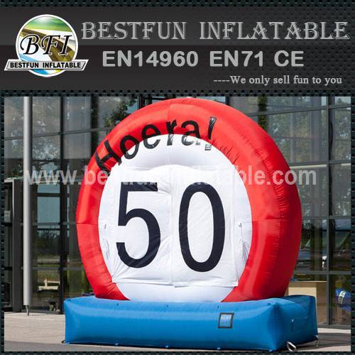 Inflatable Advertising Road Sign