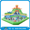 aqua jump inflatable floating water park,inflatable water park with EN15649 certificate