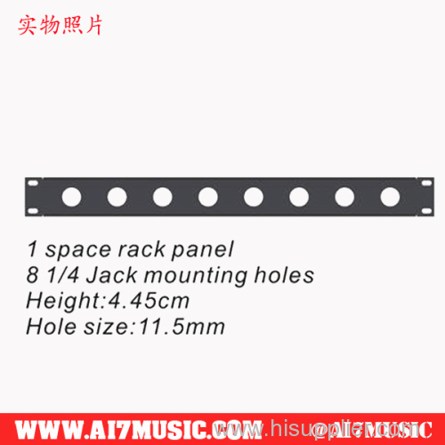 AI7MUSIC 1U 19  Equipment Rack Panel & 1 Rack space panel & 19  universal blanking panel