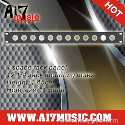 AI7MUSIC 1U 19  Equipment Rack Panel & 1 Rack space panel & 19  universal blanking panel