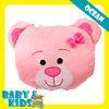 Beautiful Super Soft Short Plush Baby Safety Products , Bear Shaped Blanket Pillow