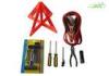 9pcs Car Roadside Emergency Kits with Booster Cable / Warning Triangle / Tire Gauge