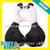 Cute Panda Velvet Headrest Infant Car Seat Neck Support With Embroidered Logo