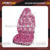 Fashion Pink Car Interior Accessories , Custom Full Set Luxury Car Seat Cover