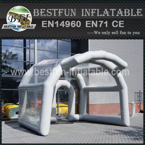 Airtight inflatable clear tent