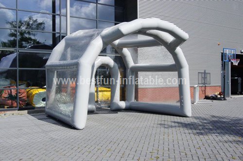 Airtight inflatable clear tent