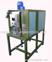 Crimping machine for 3 wires plug inserts with wire guide