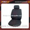 Luxurious Full Set 9pcs Black personalized car seat covers for audi / bmw