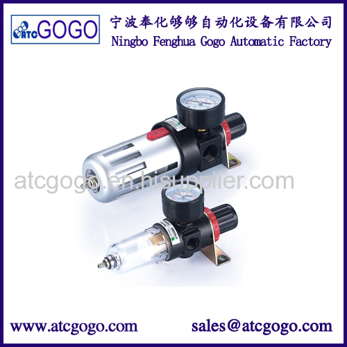 Airtac type pneumatic air filter pressure regulator with pressure guage iron BFR3000