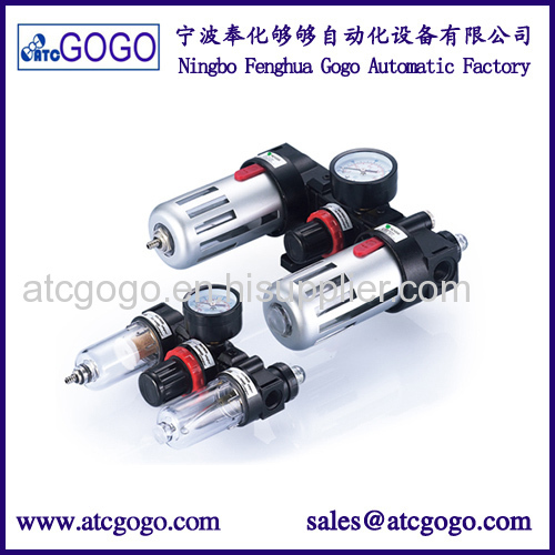 Airtac type pneumatic air filter pressure regulator with pressure guage iron BFR3000