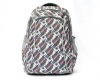 Printed shoulders knapsack students bag