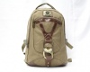 Lock canvas shoulder bag