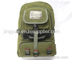 Students camping backpack canvas leisure package