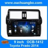 Ouchuangbo Auto DVD System for Toyota Prado 2014 GPS Navigation iPod USB Stereo Audio Player