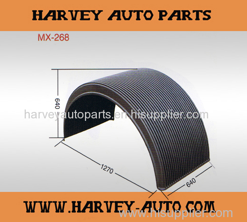 Mudguard Fender Mudapron for trucks and trailers