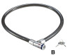 lron head cable lock