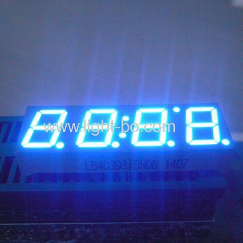 4 digit 0.39" c ommon anode ultra red 7 segment led clock display for instrument panel