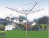 4-arm outdoor umbrella-type rotary clothesline laundry rack