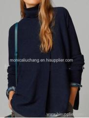 women's front slit unique pullover sweater