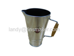 galvanized tin cup with plastic insert